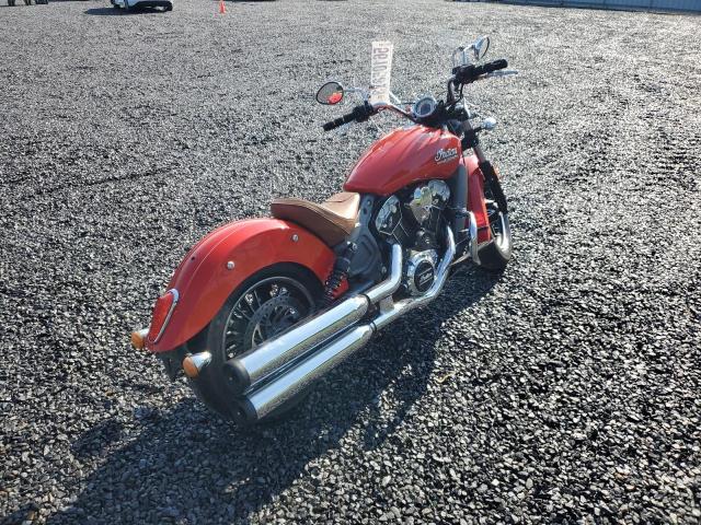 56KMSB00XG3106031 - 2016 INDIAN MOTORCYCLE CO. SCOUT RED photo 4