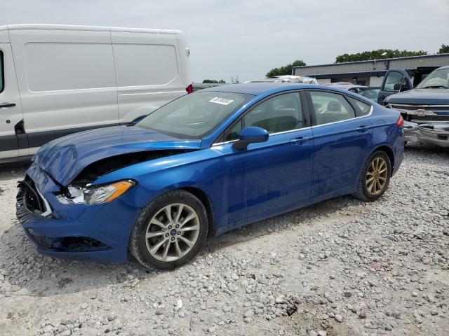 3FA6P0H7XHR113303 - 2017 FORD FUSION SE BLUE photo 1