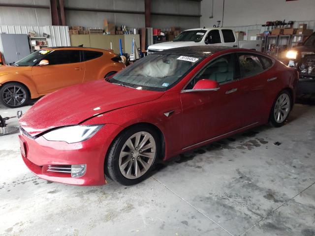5YJSA1E29KF337258 - 2019 TESLA MODEL S წითელი ფოტო 1