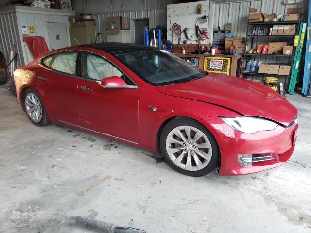 5YJSA1E29KF337258 - 2019 TESLA MODEL S წითელი ფოტო 4