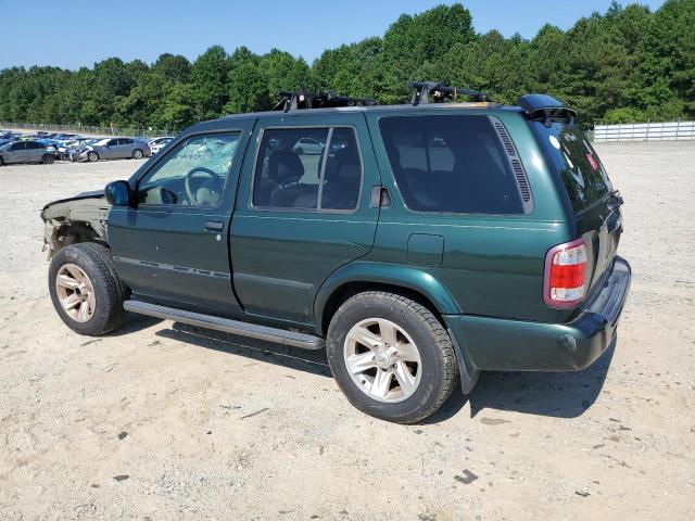 JN8DR09XX2W651227 - 2002 NISSAN PATHFINDER LE 绿色 照片 2