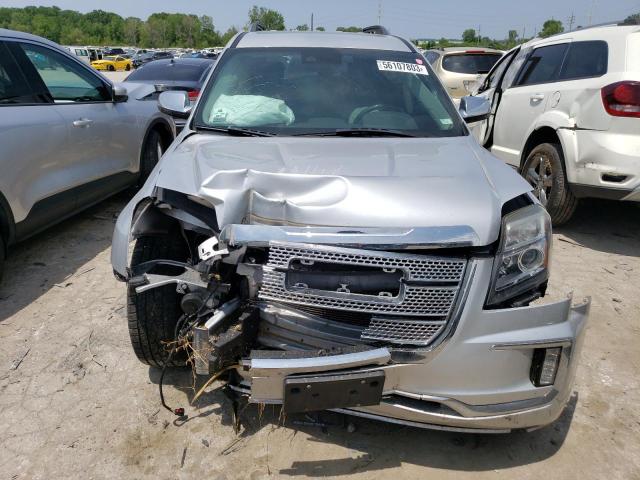 2GKFLVE32G6353492 - 2016 GMC TERRAIN DENALI SILVER photo 5