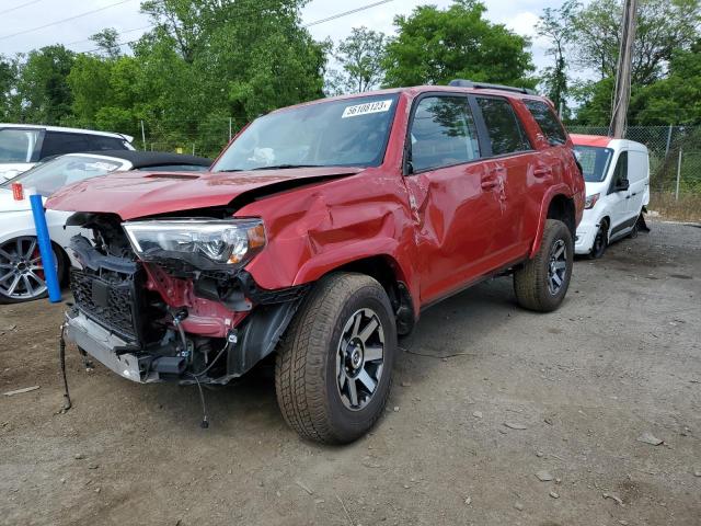 JTERU5JRXN6059806 - 2022 TOYOTA 4RUNNER SR5 PREMIUM RED photo 1