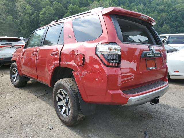 JTERU5JRXN6059806 - 2022 TOYOTA 4RUNNER SR5 PREMIUM RED photo 2