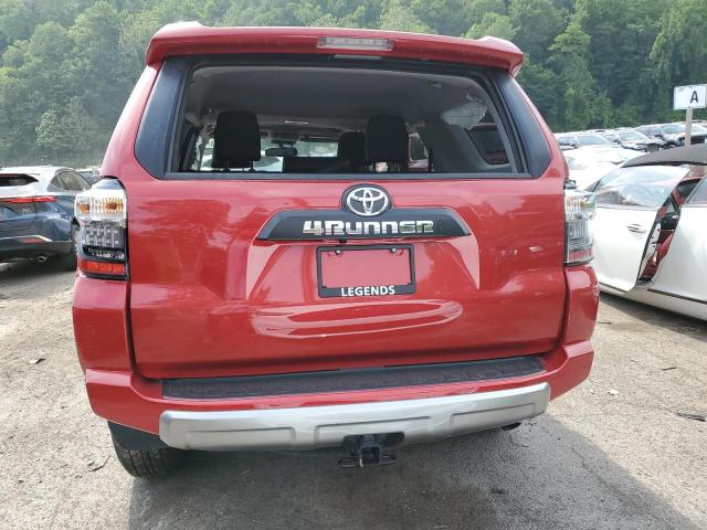 JTERU5JRXN6059806 - 2022 TOYOTA 4RUNNER SR5 PREMIUM RED photo 6