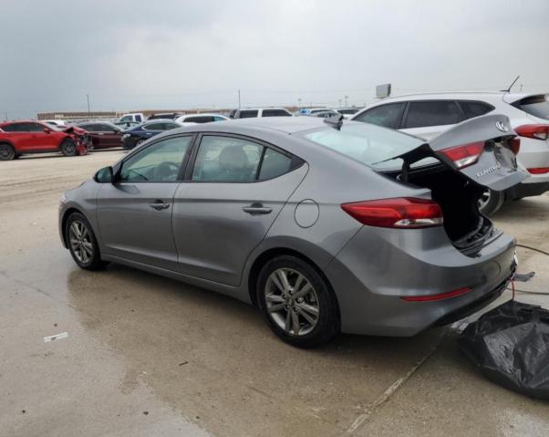 5NPD84LF9JH306913 - 2018 HYUNDAI ELANTRA SEL GRAY photo 2