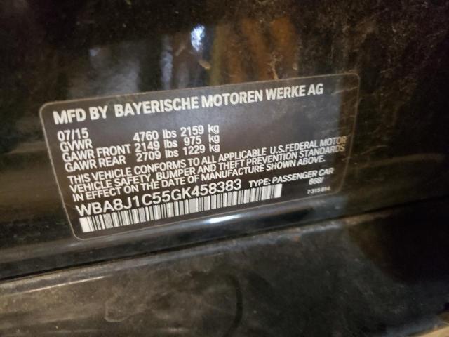 WBA8J1C55GK458383 - 2016 BMW 328 D XDRIVE BLACK photo 12