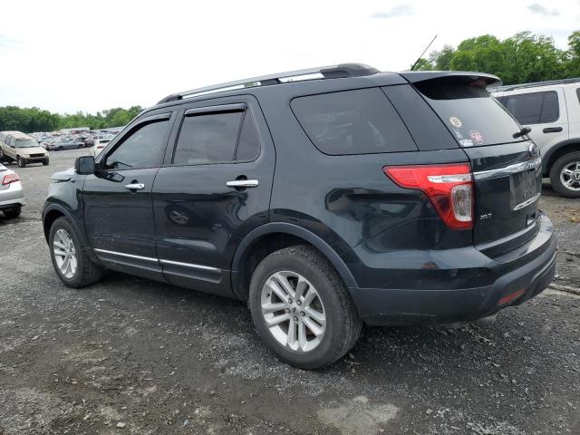 1FM5K8D8XEGB61352 - 2014 FORD EXPLORER XLT BLACK photo 2