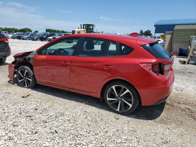 4S3GTAJ62M1706823 - 2021 SUBARU IMPREZA SPORT RED photo 2