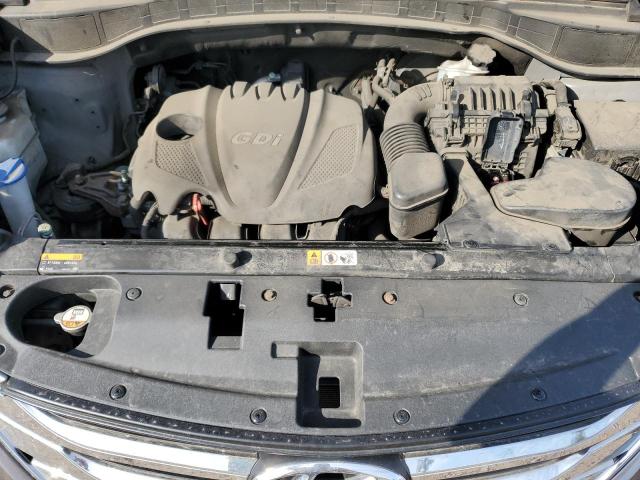 5XYZUDLBXDG048489 - 2013 HYUNDAI SANTA FE S GRAY photo 12
