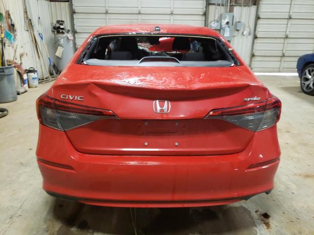 2HGFE2F56NH600522 - 2022 HONDA CIVIC SPORT 红色 照片 6