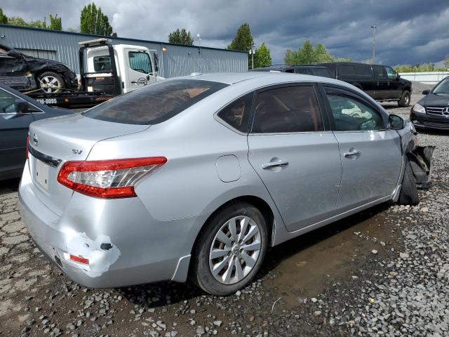 3N1AB7AP2FL691081 - 2015 NISSAN SENTRA S SILVER photo 3