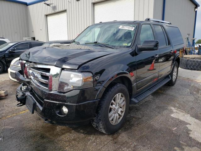 1FMJK2A53CEF11211 - 2012 FORD EXPEDITION EL LIMITED BLACK photo 1