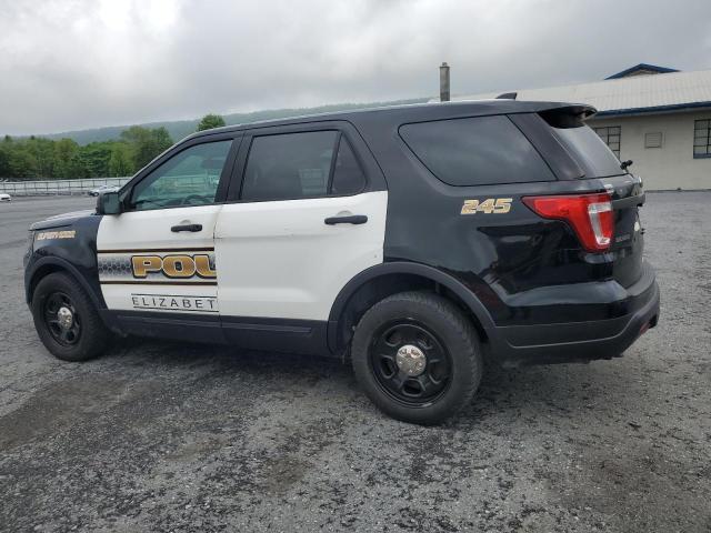 1FM5K8AR6JGA58260 - 2018 FORD EXPLORER POLICE INTERCEPTOR 双色 照片 2