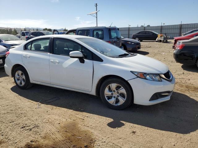 19XFB2F51EE223200 - 2014 HONDA CIVIC LX WHITE photo 4