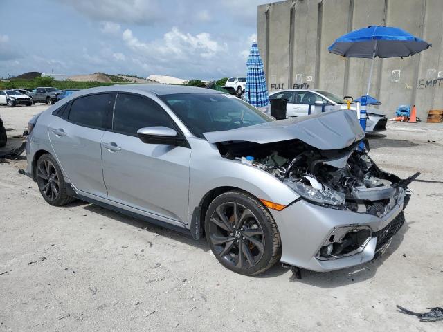 SHHFK7H46KU227684 - 2019 HONDA CIVIC SPORT 银色 照片 4