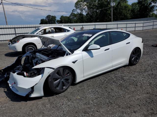 5YJSA1E60PF505346 - 2023 TESLA MODEL S თეთრი ფოტო 1