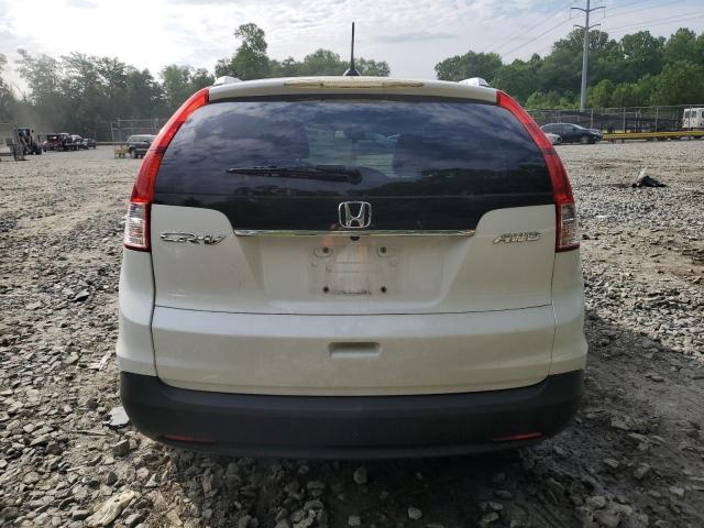 5J6RM4H76CL076727 - 2012 HONDA CR-V EXL WHITE photo 6