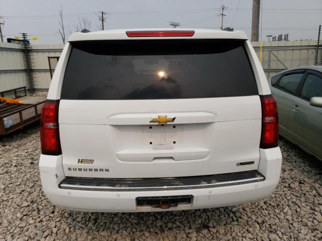 1GNSKJKC3JR284860 - 2018 CHEVROLET SUBURBAN K1500 PREMIER WHITE photo 6