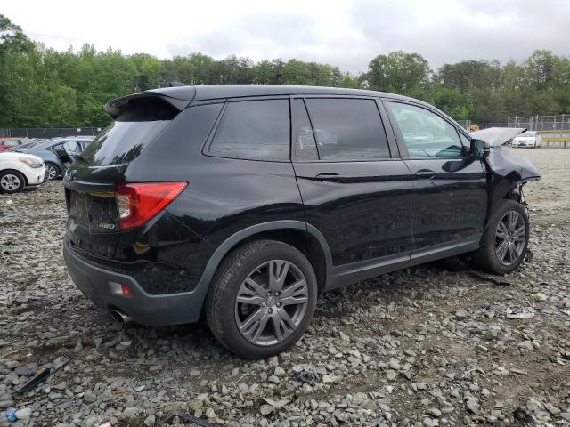 5FNYF8H5XKB016100 - 2019 HONDA PASSPORT EXL أسود صورة 3