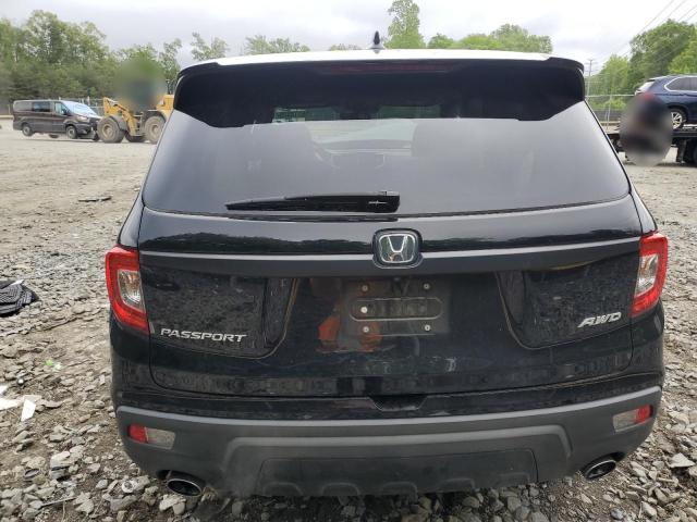 5FNYF8H5XKB016100 - 2019 HONDA PASSPORT EXL أسود صورة 6