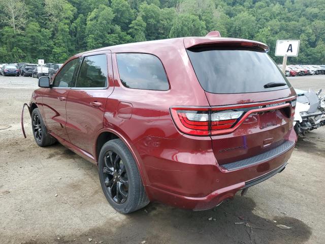 1C4RDHDG3LC394002 - 2020 DODGE DURANGO GT BURGUNDY photo 2