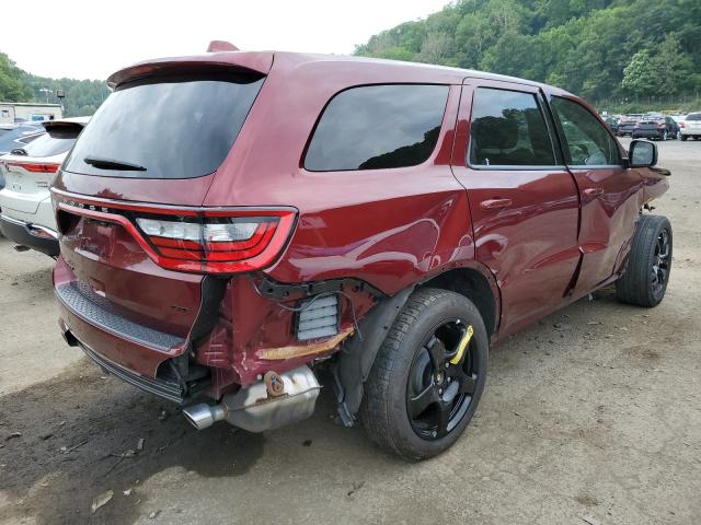 1C4RDHDG3LC394002 - 2020 DODGE DURANGO GT BURGUNDY photo 3