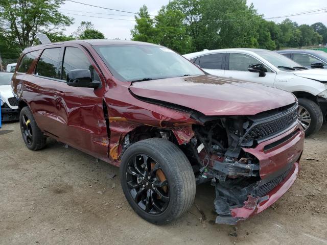 1C4RDHDG3LC394002 - 2020 DODGE DURANGO GT BURGUNDY photo 4