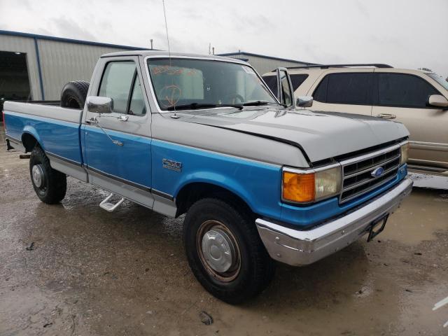 1FTHF25H1KPB35221 - 1989 FORD F250 GRAY photo 1