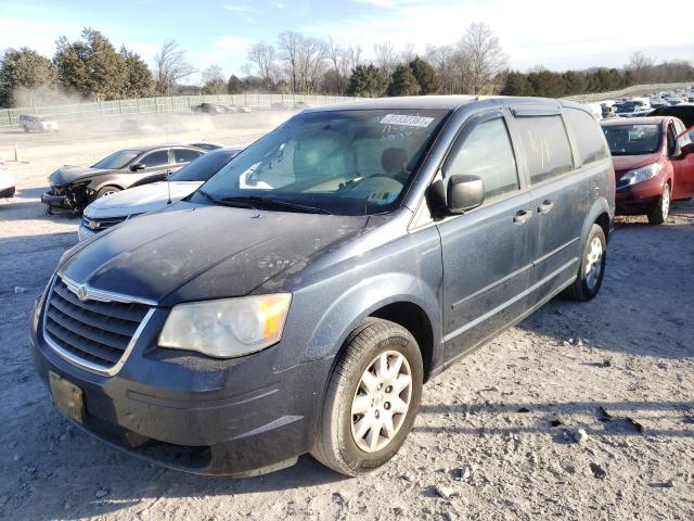 2A8HR44H58R743733 - 2008 CHRYSLER TOWN & COU LX BLUE photo 2