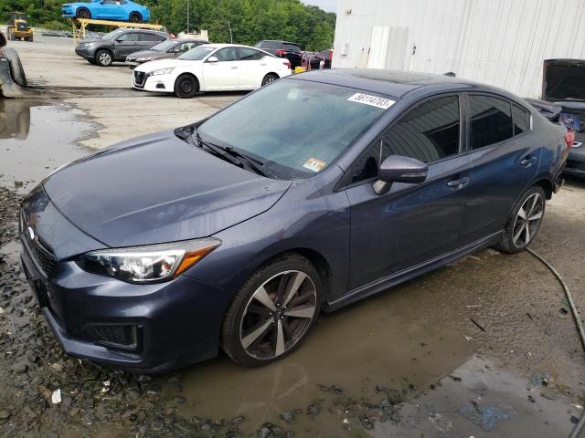 4S3GKAM69H3617601 - 2017 SUBARU IMPREZA SPORT GRAY photo 1