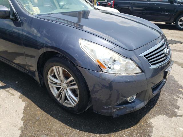 JN1CV6AR1DM762866 - 2013 INFINITI G37 BLUE photo 12