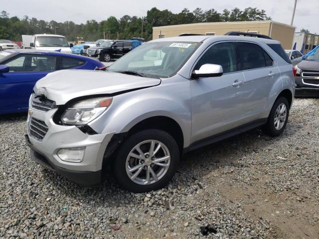 2GNALCEK1H1612254 - 2017 CHEVROLET EQUINOX LT SILVER photo 1