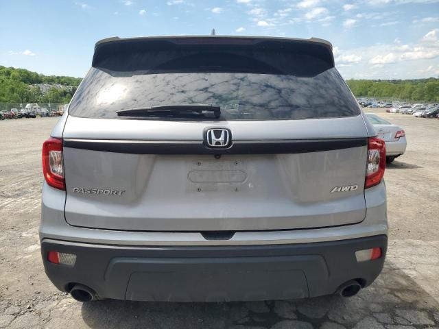 5FNYF8H5XKB019773 - 2019 HONDA PASSPORT EXL Gümüş foto 6