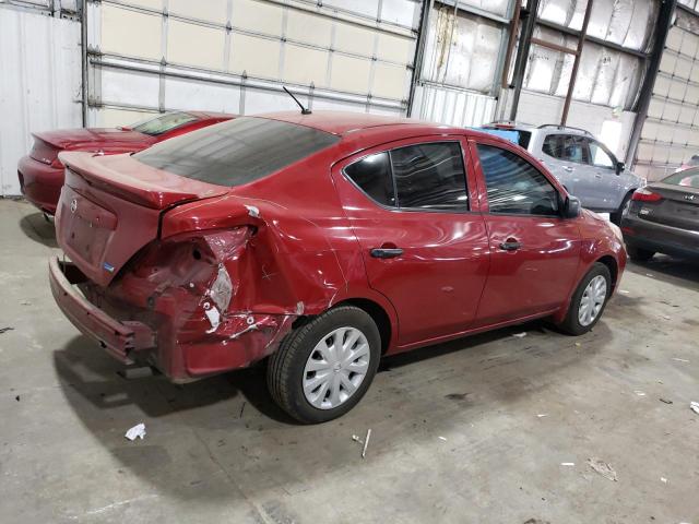 3N1CN7AP4EL861374 - 2014 NISSAN VERSA AU S RED photo 3