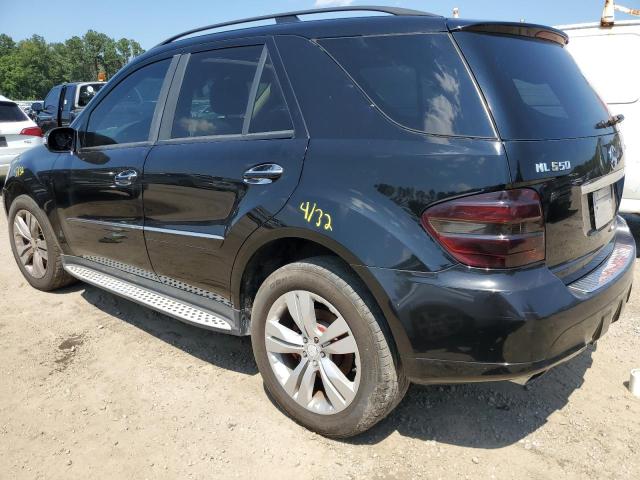 4JGBB8GB9BA686766 - 2011 MERCEDES-BENZ ML 350 4MATIC BLACK photo 2