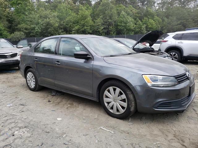 3VW2K7AJ2CM335827 - 2012 VOLKSWAGEN JETTA BASE ნაცრისფერი ფოტო 4