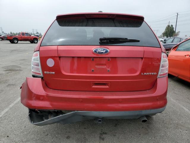 2FMDK3KC2ABB74944 - 2010 FORD EDGE LIMITED RED photo 6