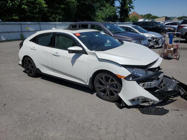 SHHFK7H95KU418380 - 2019 HONDA CIVIC SPORT TOURING WHITE photo 4