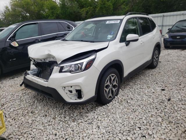 JF2SKAEC4KH458495 - 2019 SUBARU FORESTER PREMIUM WHITE photo 1