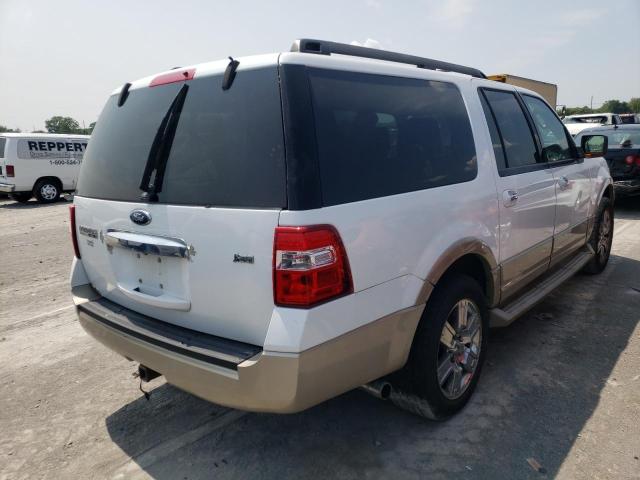 1FMFK18589EB07349 - 2009 FORD EXPEDITION EL EDDIE BAUER WHITE photo 3