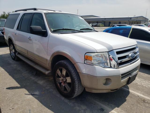 1FMFK18589EB07349 - 2009 FORD EXPEDITION EL EDDIE BAUER WHITE photo 4