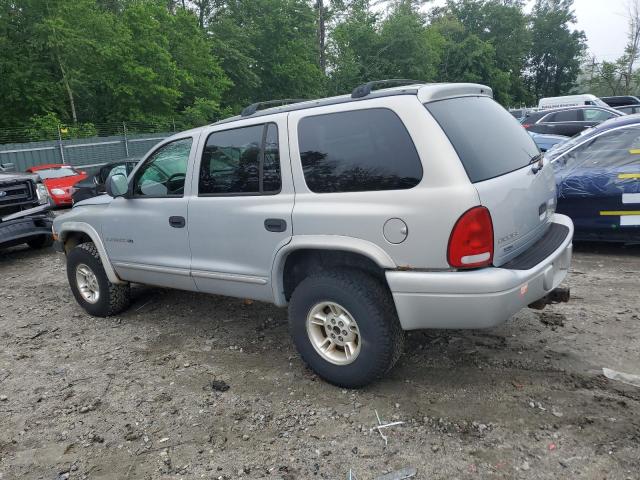 1B4HS28Y4XF697695 - 1999 DODGE DURANGO SILVER photo 2