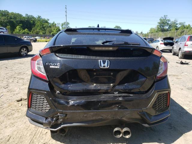 SHHFK7H71HU401034 - 2017 HONDA CIVIC EXL შავი ფოტო 6