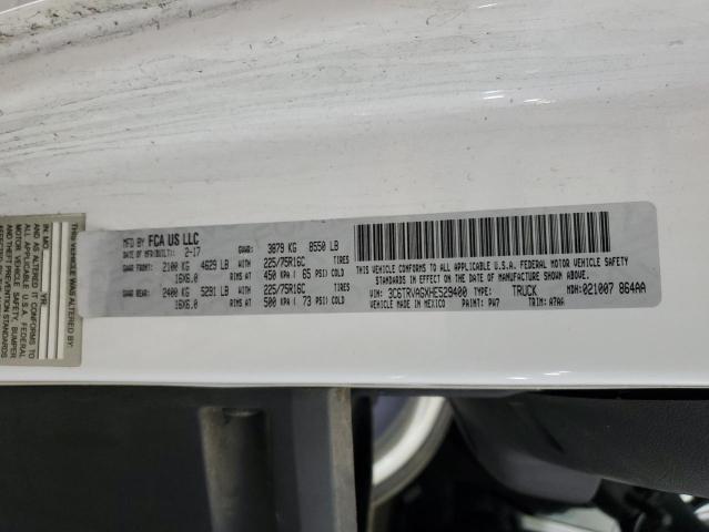 3C6TRVAGXHE529400 - 2017 RAM PROMASTER 1500 STANDARD WHITE photo 14