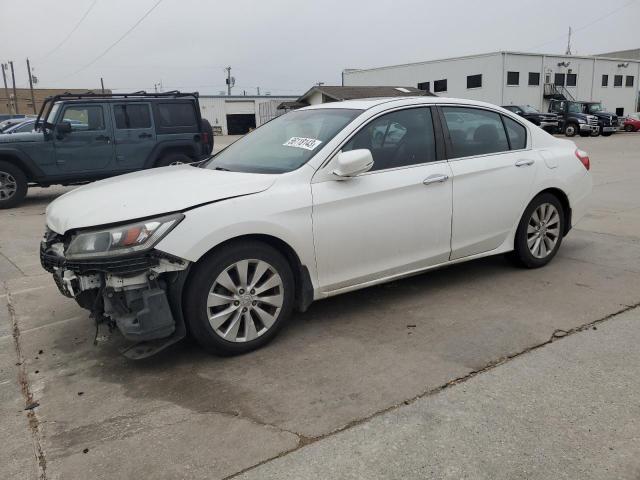 1HGCR2F88FA182515 - 2015 HONDA ACCORD EXL WHITE photo 1