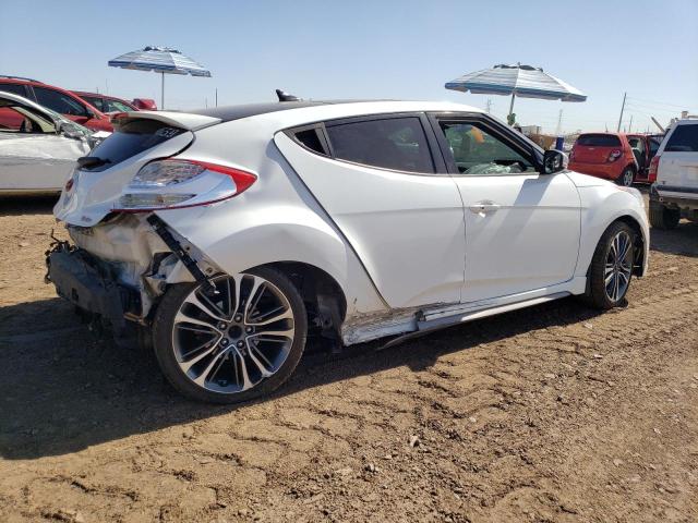 KMHTC6AE0GU286867 - 2016 HYUNDAI VELOSTER TURBO WHITE photo 3