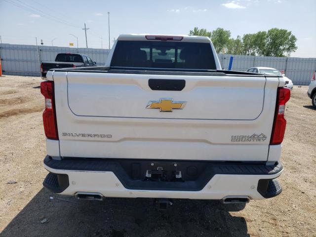 3GCUYHED4NG121508 - 2022 CHEVROLET SILVERADO K1500 HIGH COUNTRY WHITE photo 6