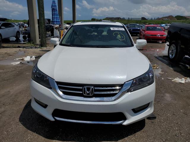 1HGCR2F8XFA275925 - 2015 HONDA ACCORD EXL WHITE photo 5