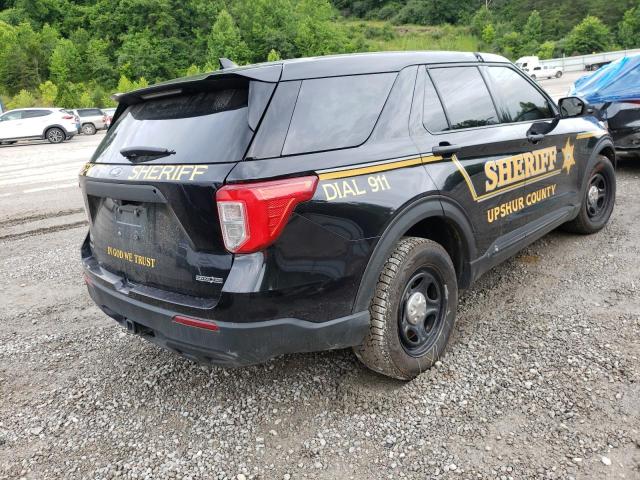 1FM5K8AB0LGA20111 - 2020 FORD EXPLORER POLICE INTERCEPTOR BLACK photo 4